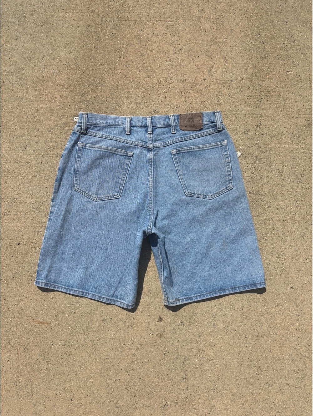 Vintage Wrangler Faded Light Blue Denim Shorts Jorts